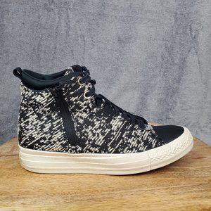 Converse Chuck Taylor All Star Selene Winter Shoes Women's 9 Knit Sneakers Zip